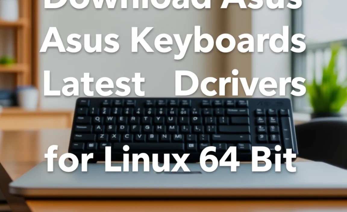 Supported ASUS Keyboards for Linux 64 Bit