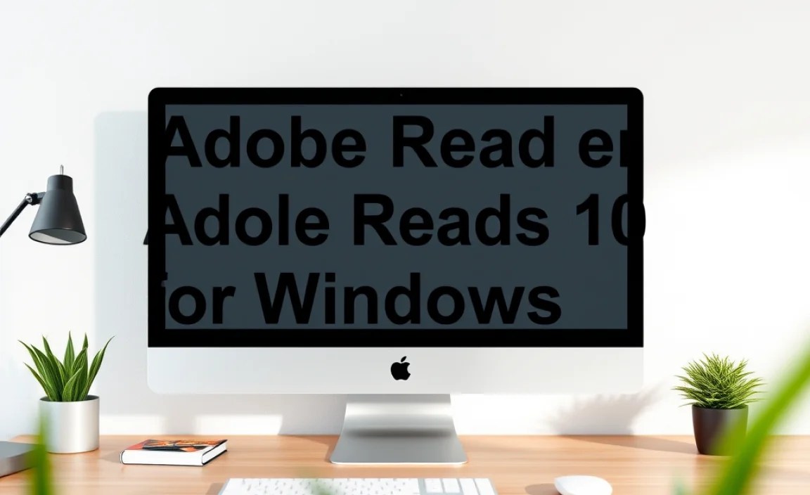 System Requirements for Adobe Reader on Windows 10