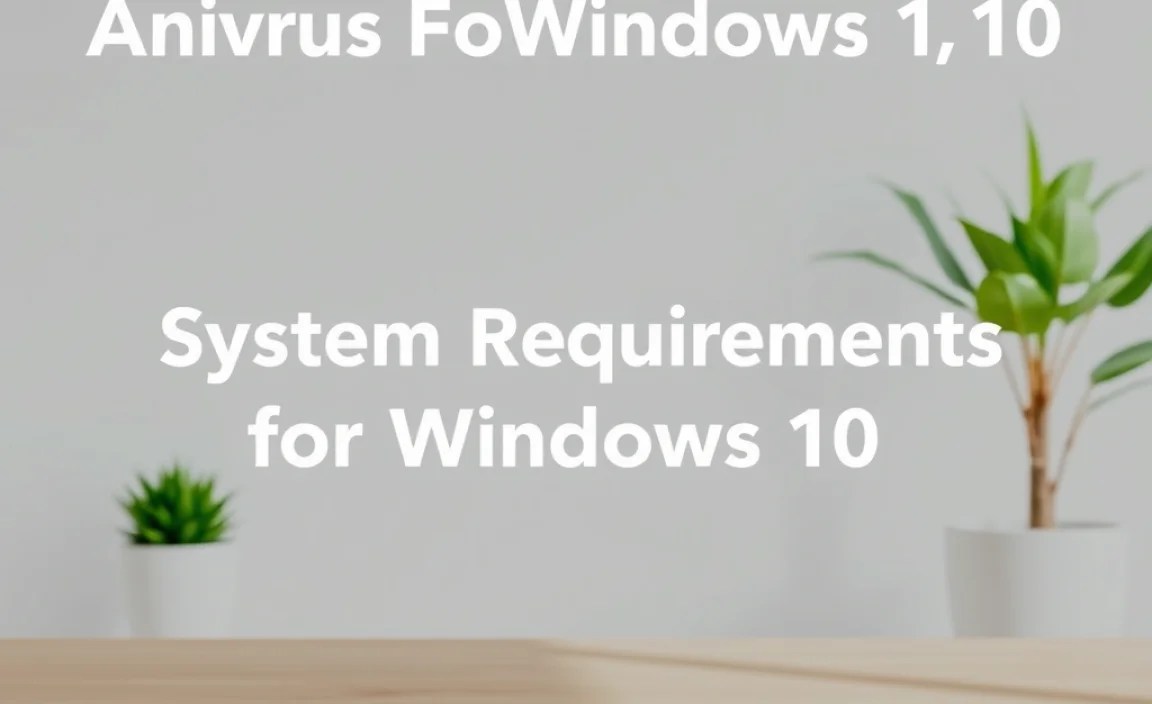 System Requirements for Installation