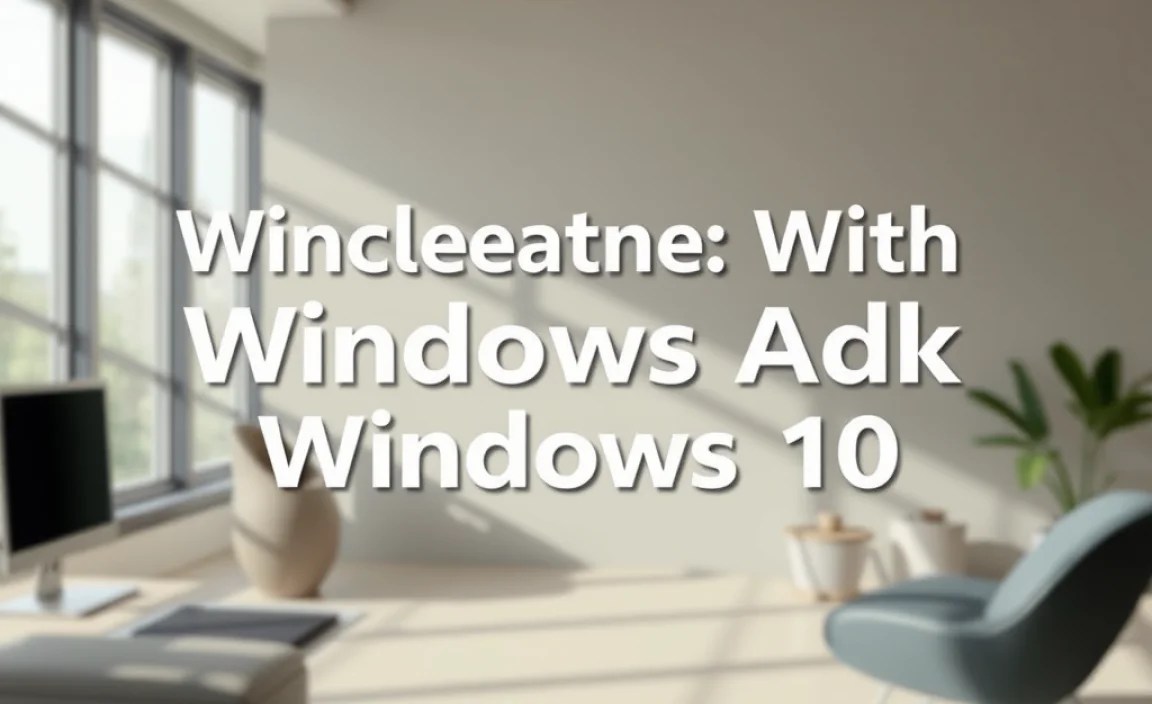 System Requirements for Installing Windows ADK