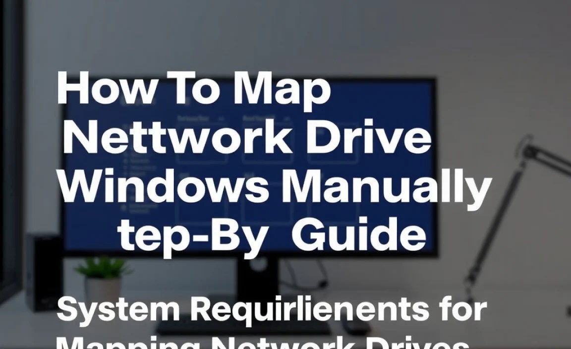 System Requirements for Mapping Network Drives