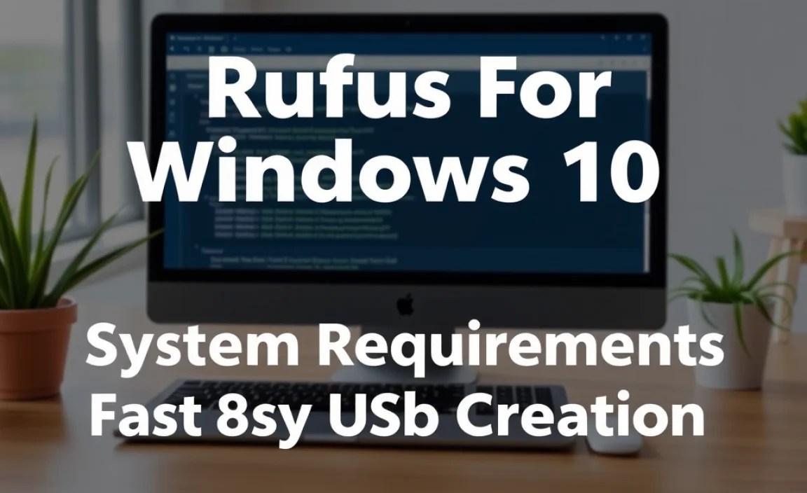 System Requirements for Rufus