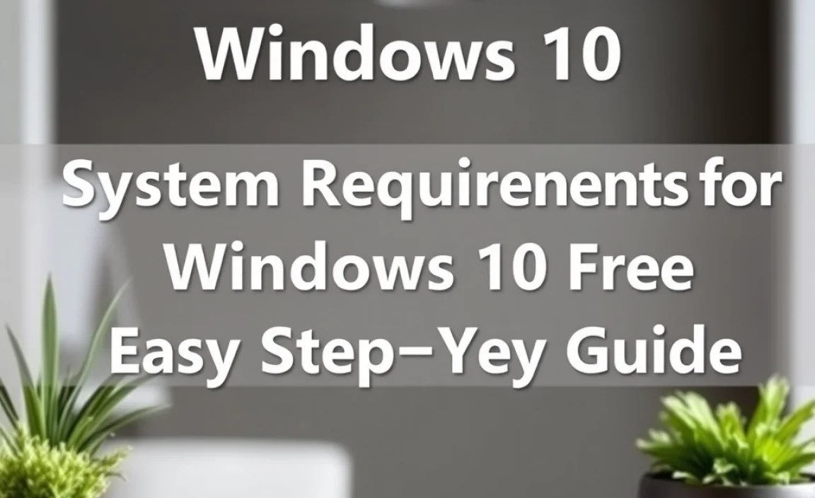 System Requirements for Windows 10 Pro