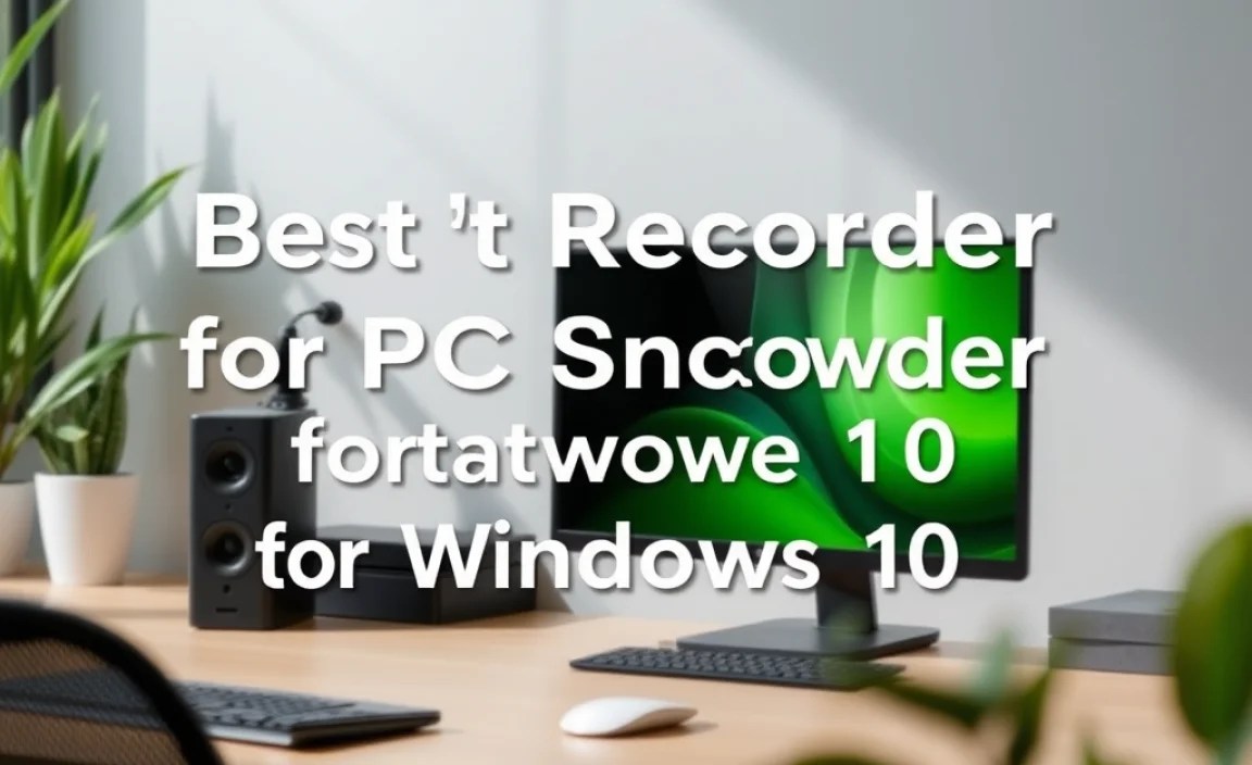 Top Screen Recorder Software for Windows 10