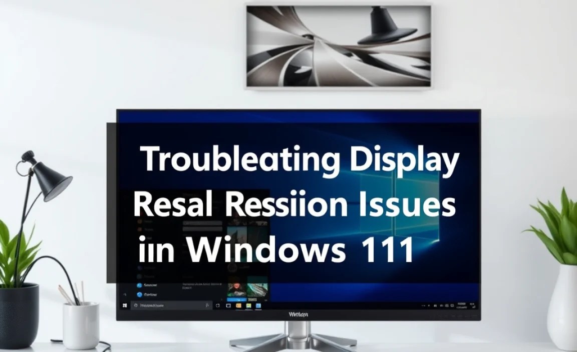 Troubleshooting Display Resolution Issues in Windows 11