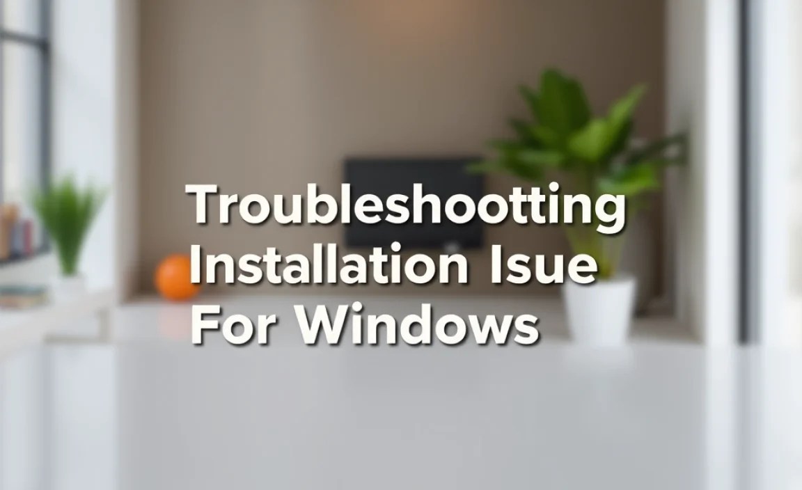 Troubleshooting Installation Issues