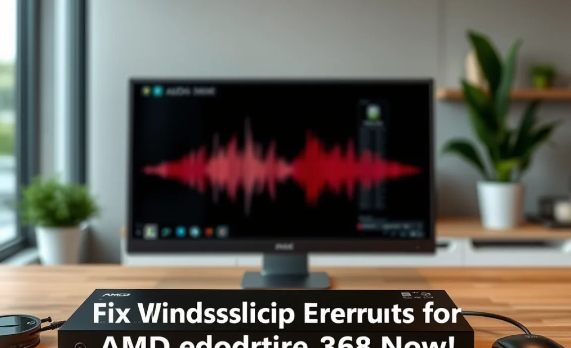Troubleshooting Steps for AMD Audio Driver Issues