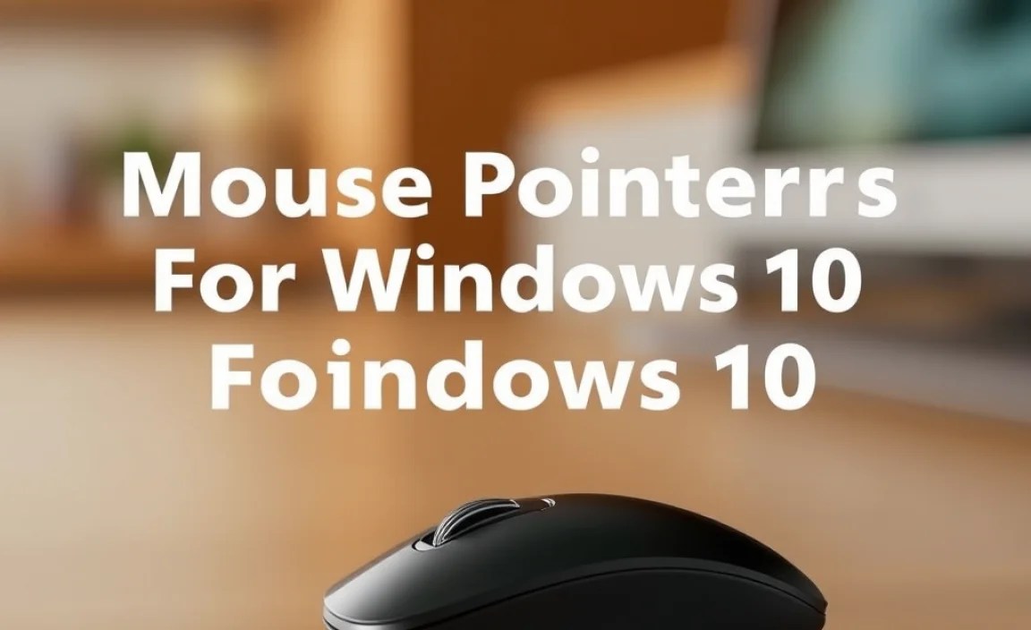 Types of Mouse Pointers Available