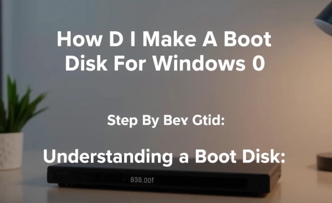 Understanding a Boot Disk