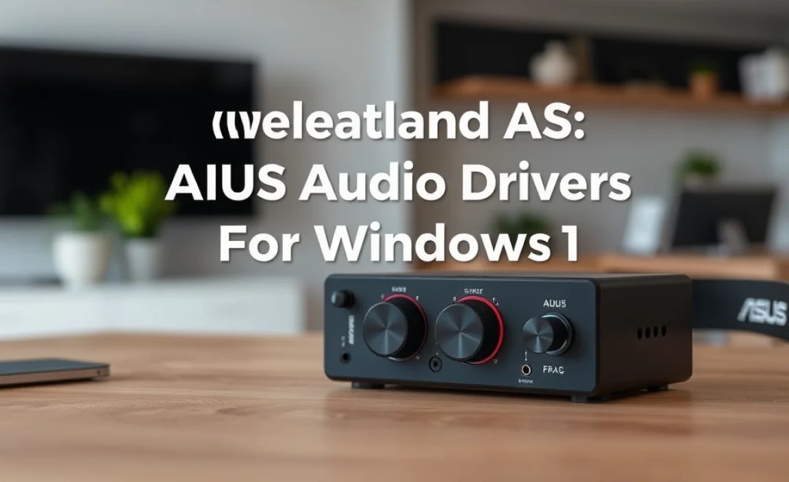 Understanding ASUS Audio Drivers