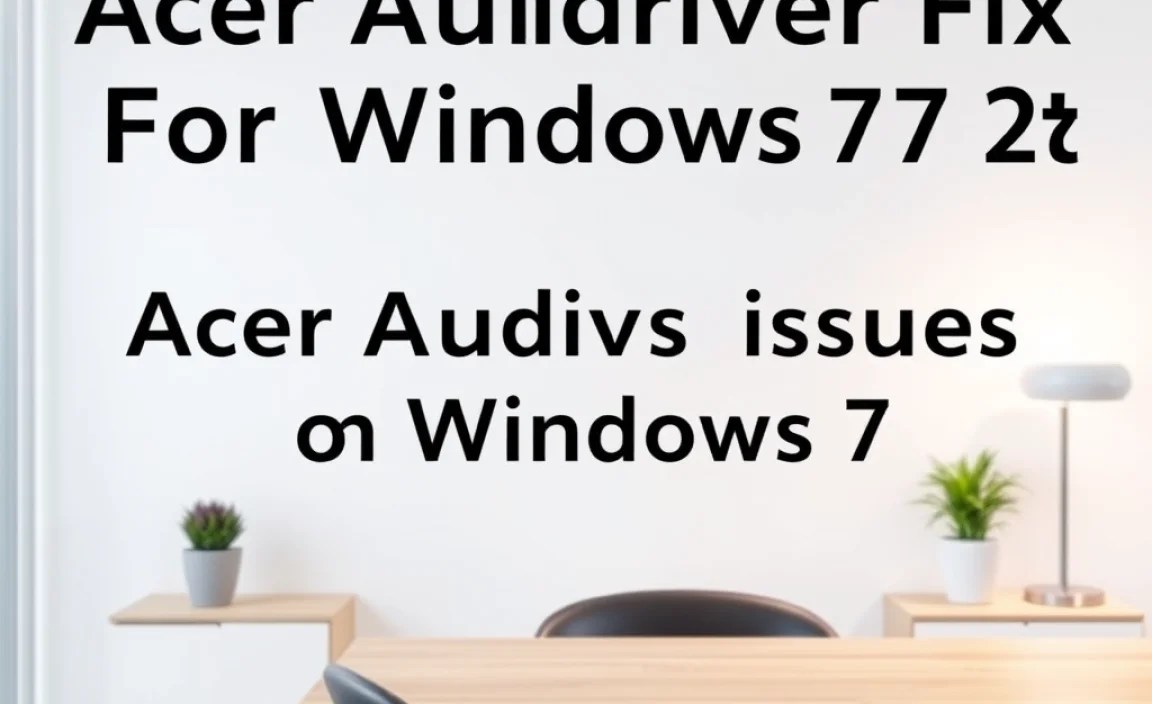 Understanding Audio Driver Issues on Windows 7