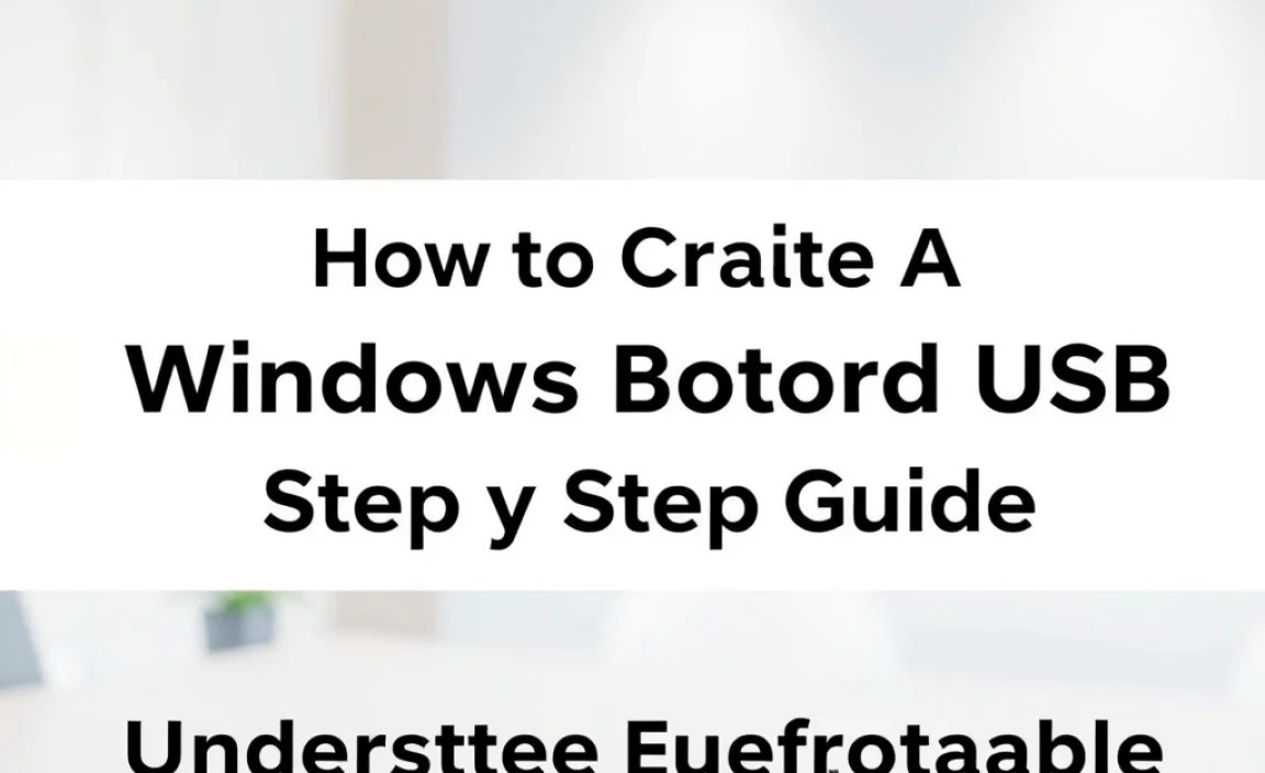 Understanding Bootable USB Drives