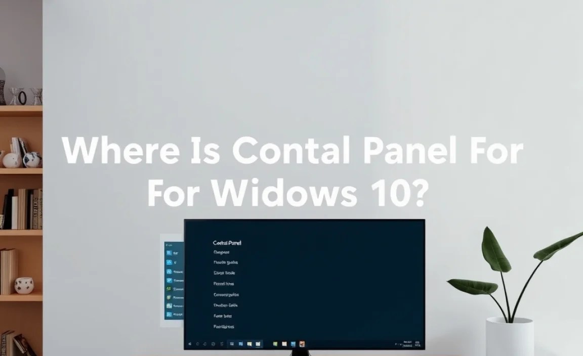 Understanding Control Panel in Windows 10