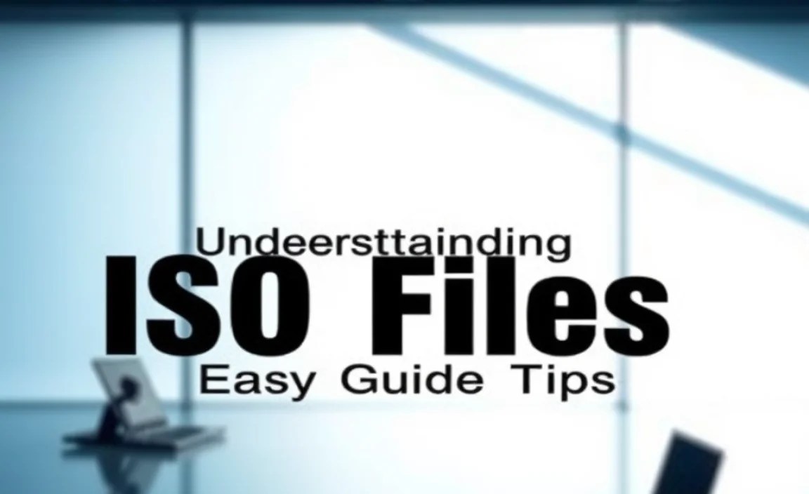 Understanding ISO Files