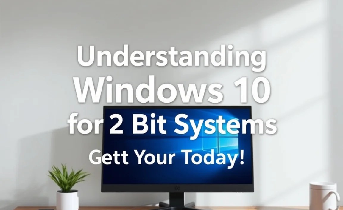 Understanding Windows 10 for 32 Bit Systems