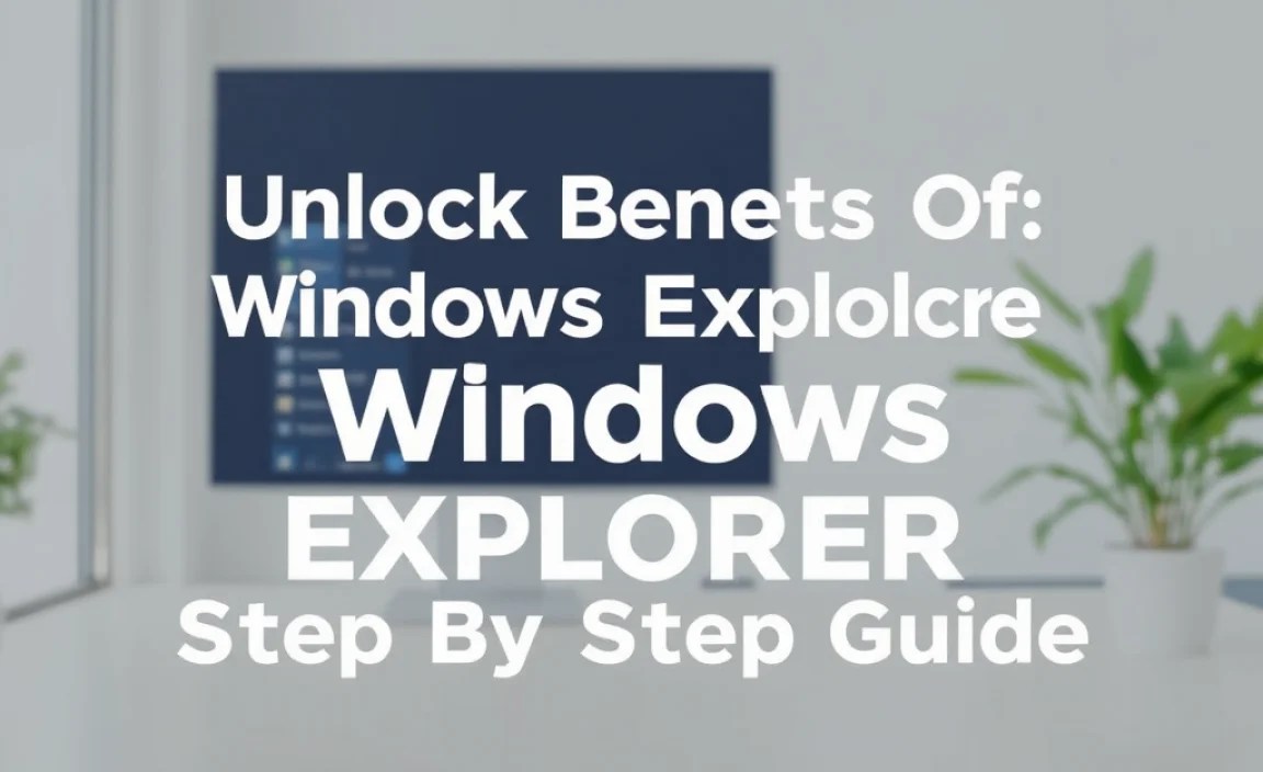 Understanding Windows Explorer