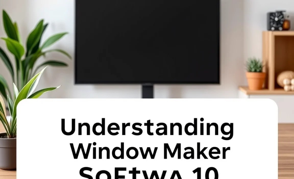 Understanding Windows Maker Software