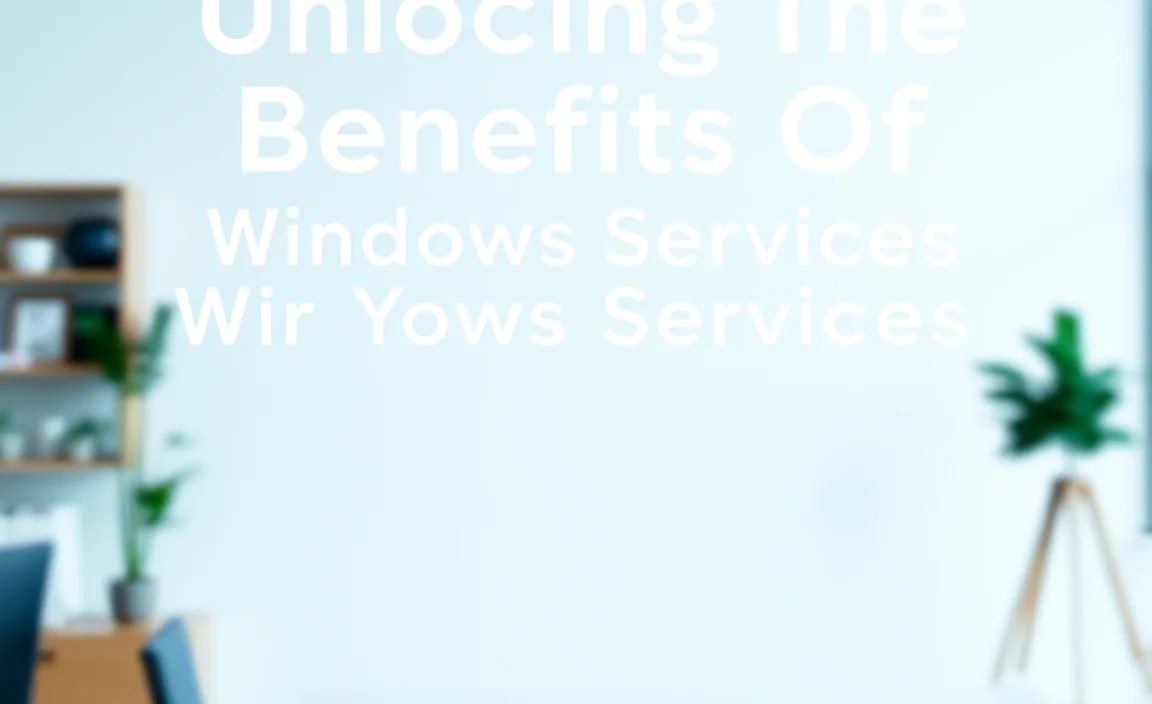 Understanding Windows Services