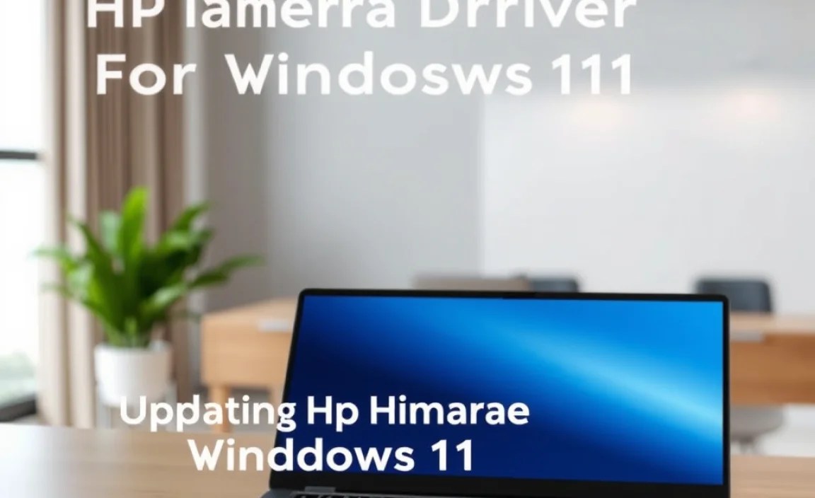 Updating HP Camera Drivers for Optimal Performance