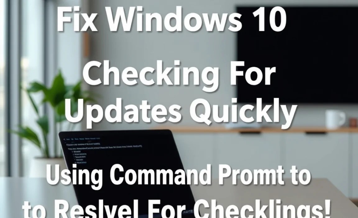 Using Command Prompt to Resolve Update Issues