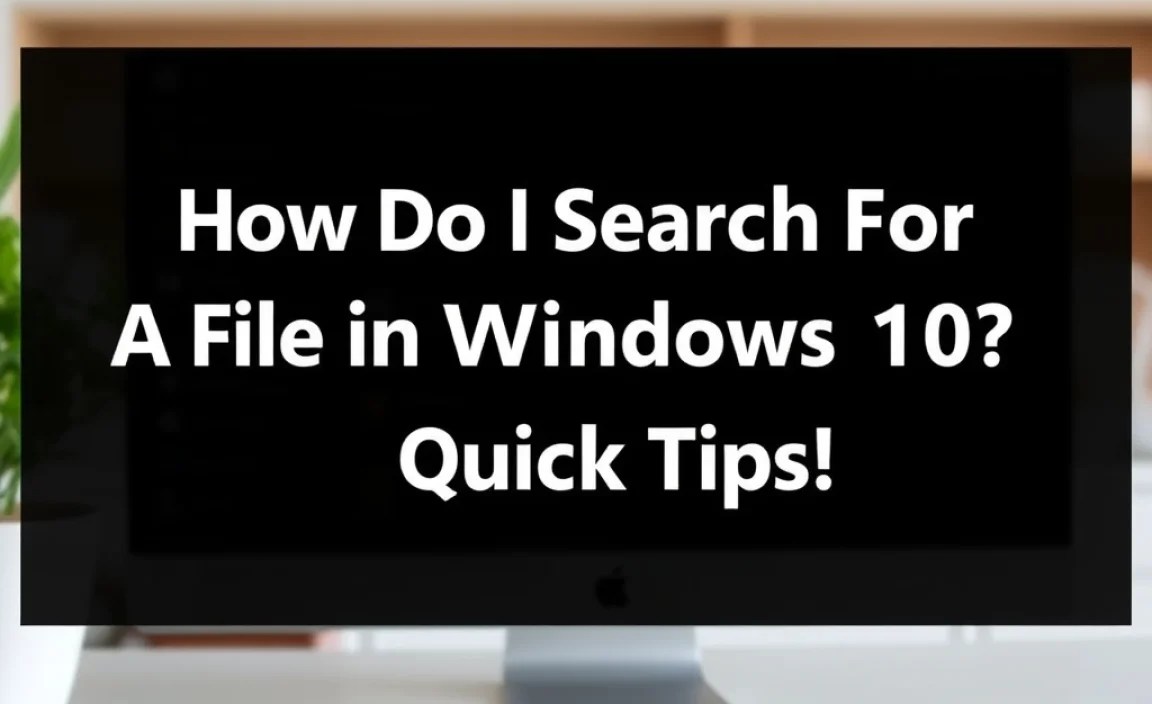 Using File Explorer for Effective Search
