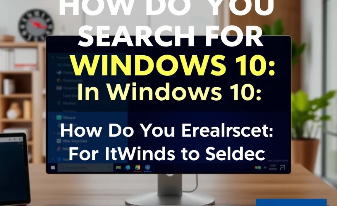 Using File Explorer to Search