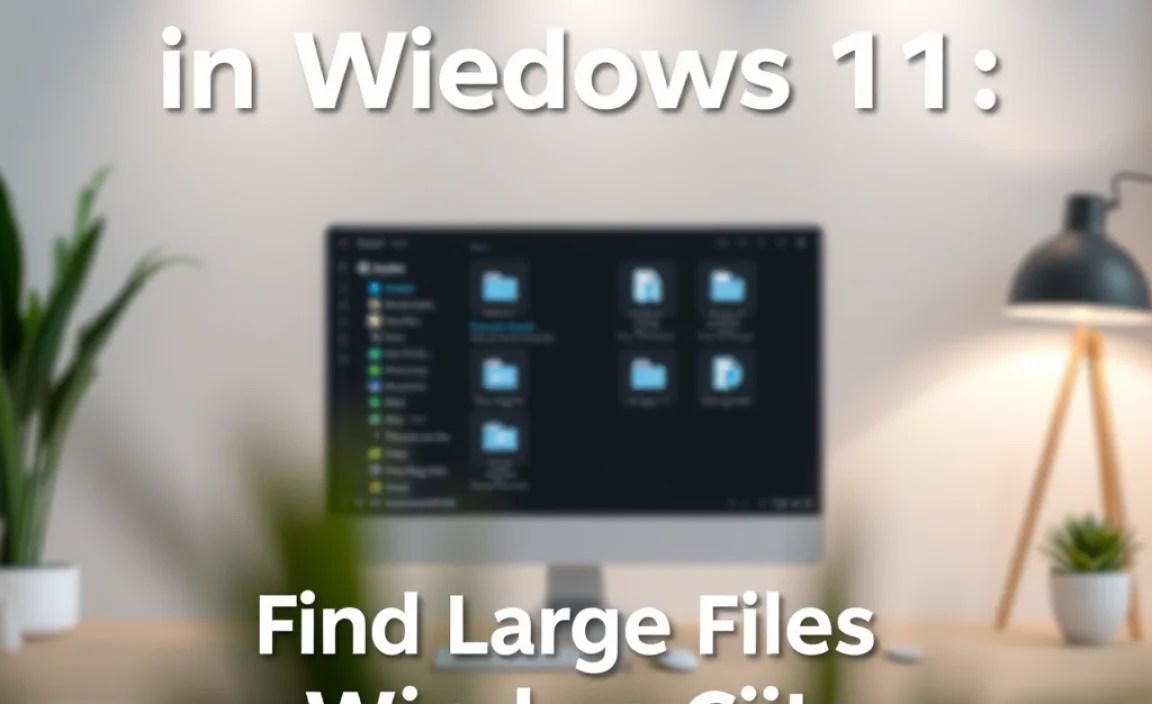 Using File Explorer to Sort and Identify Large Files