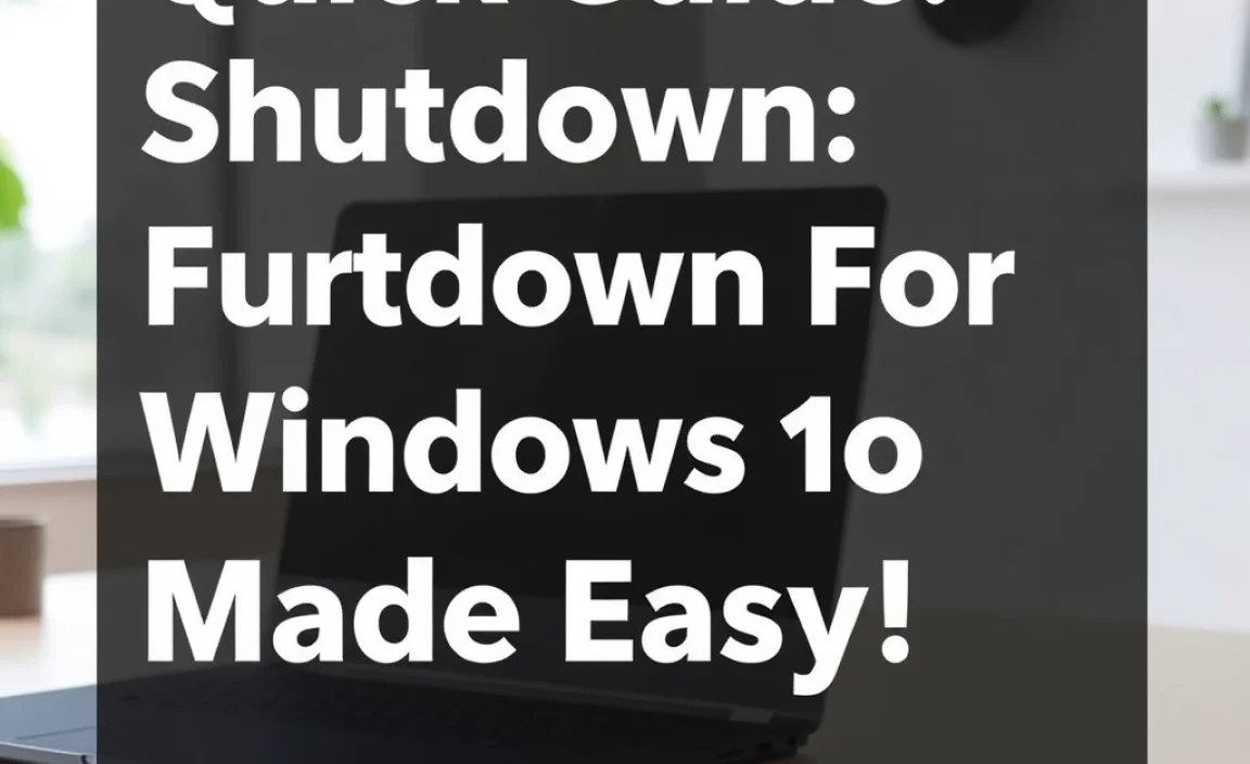Using Keyboard Shortcuts for Quick Shutdown