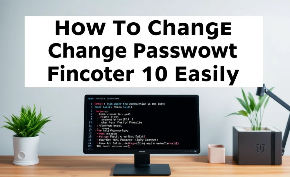 Using the Command Prompt to Change Your Password