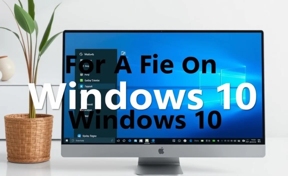 Using the File Explorer for File Searches