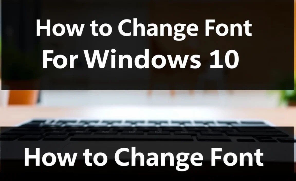 Using the Registry Editor for Advanced Font Changes