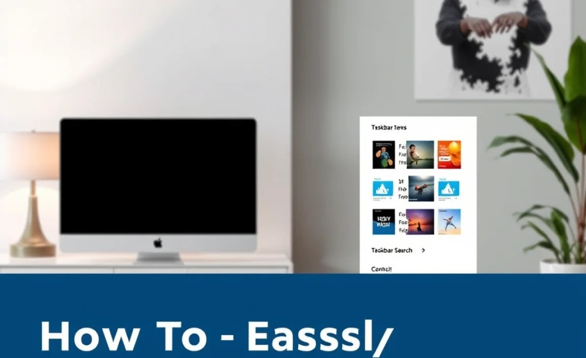 Using the Taskbar Search