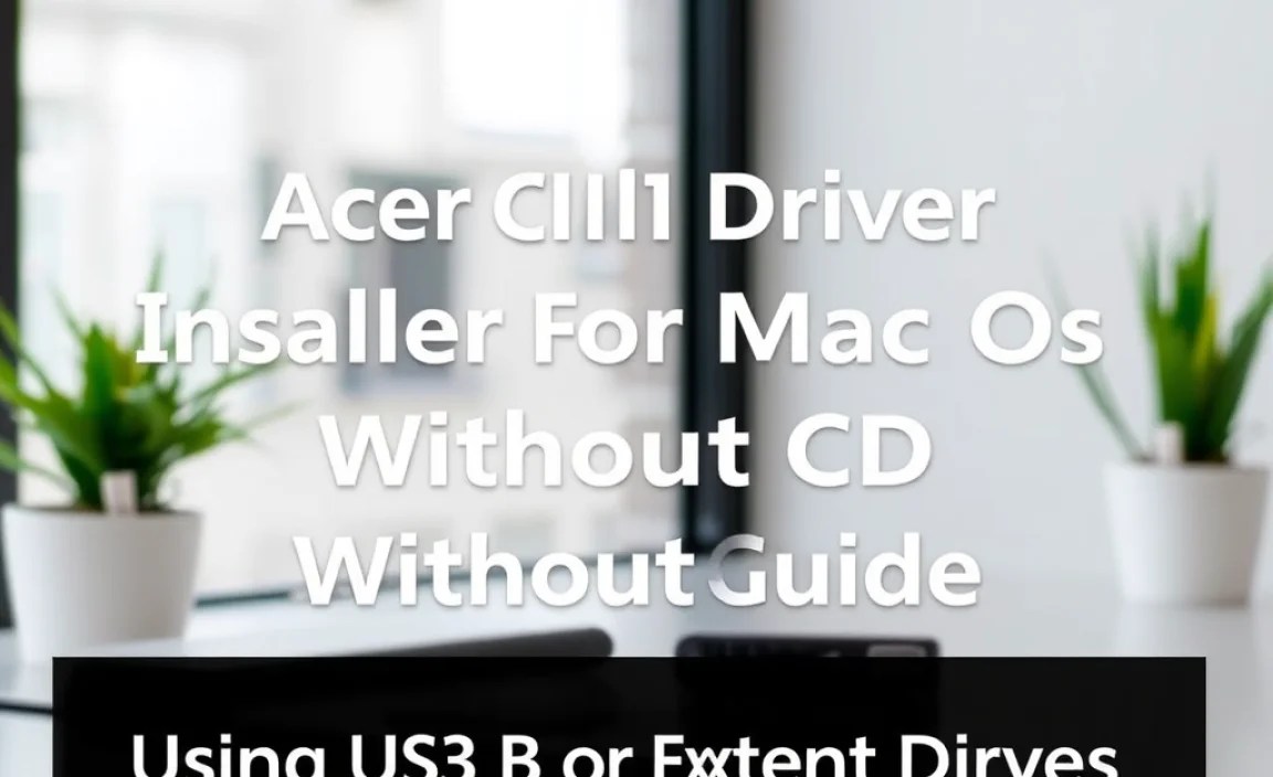 Using USB or External Drives as Alternatives