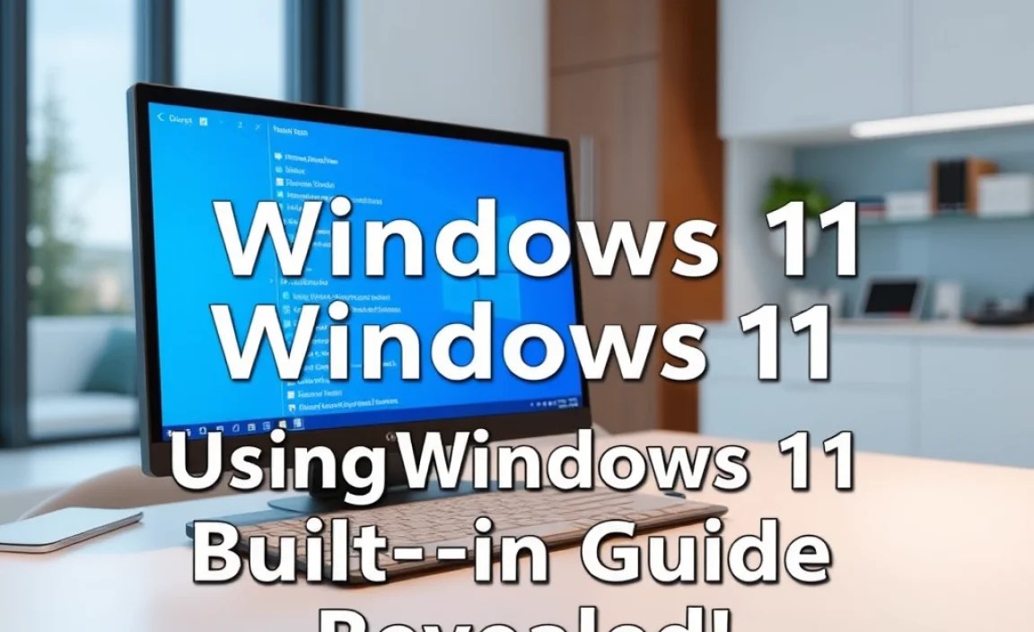 Using Windows 11 Built-in Backup Features