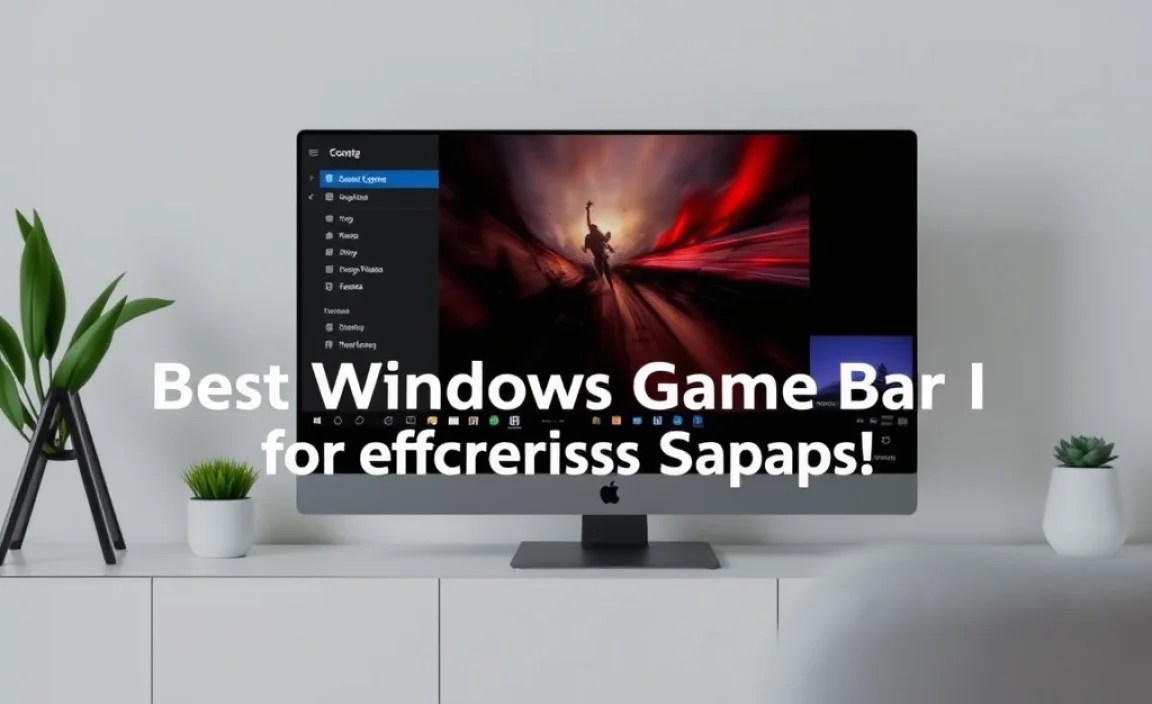 Using Windows Game Bar for Screen Capture