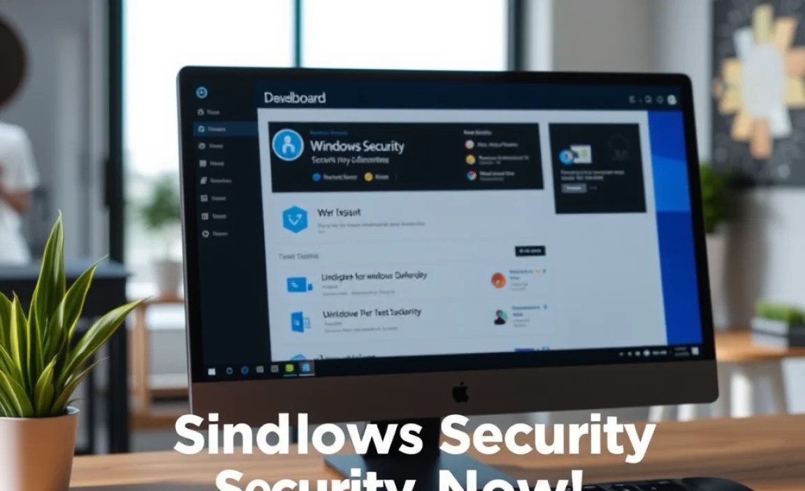 Using Windows Security Dashboard