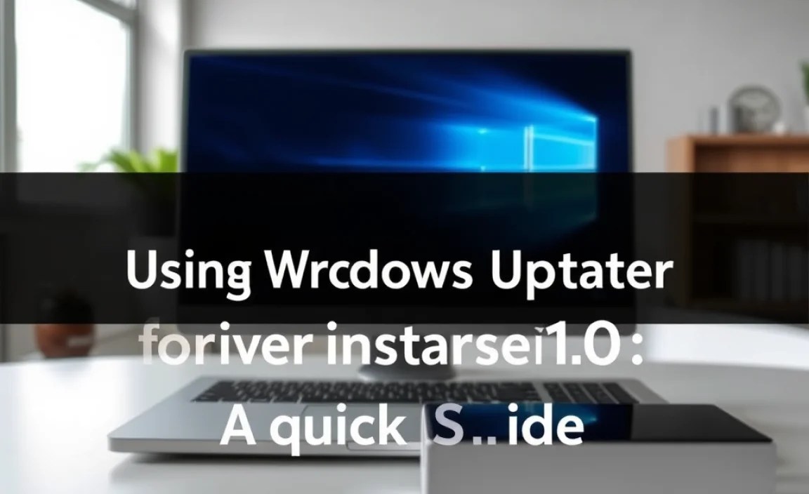 Using Windows Update for Driver Installation