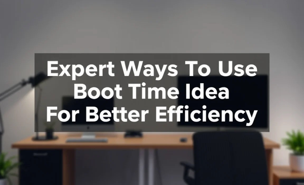 Utilizing Boot Time for Productivity