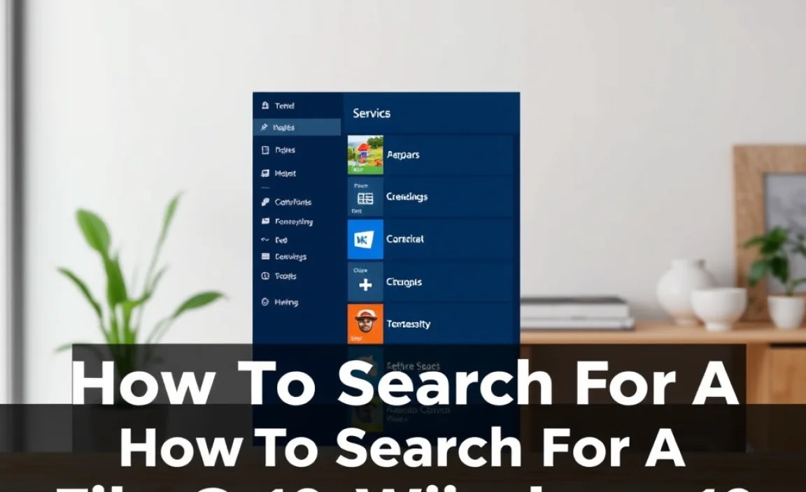 Utilizing the Start Menu for Quick Searches