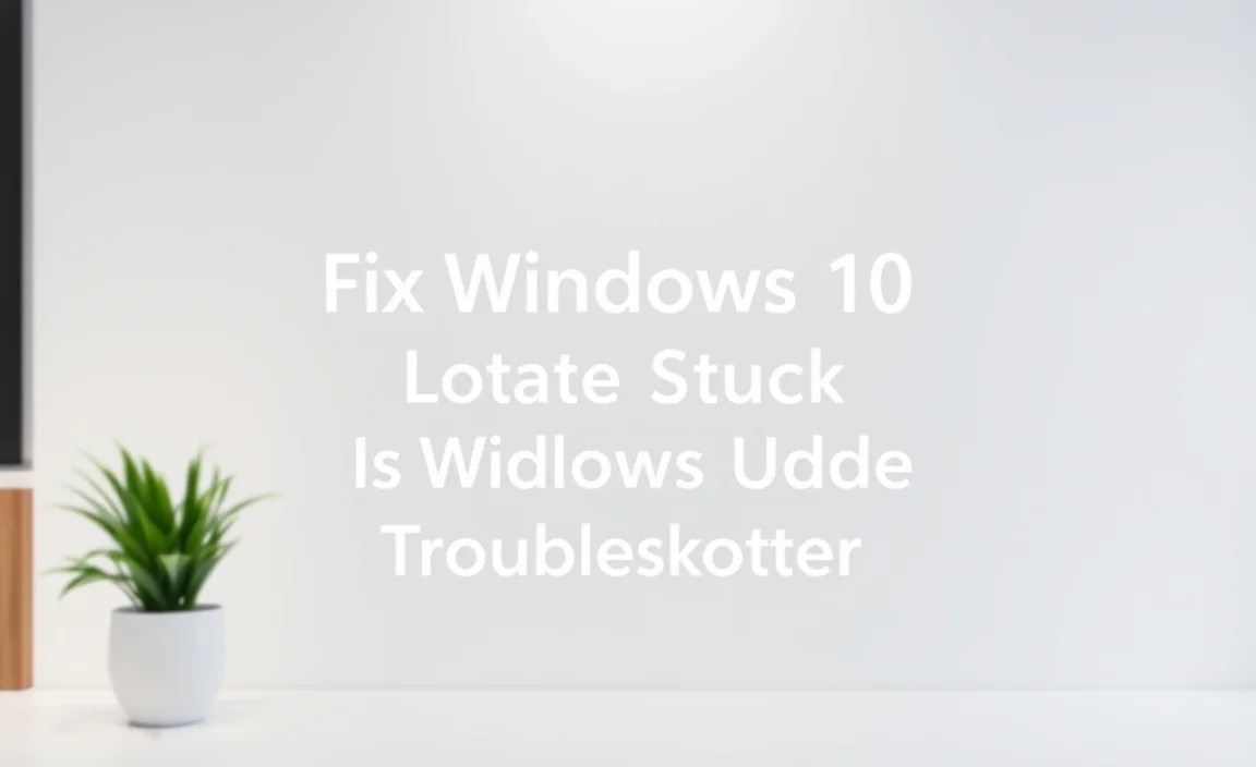 Utilizing the Windows Update Troubleshooter