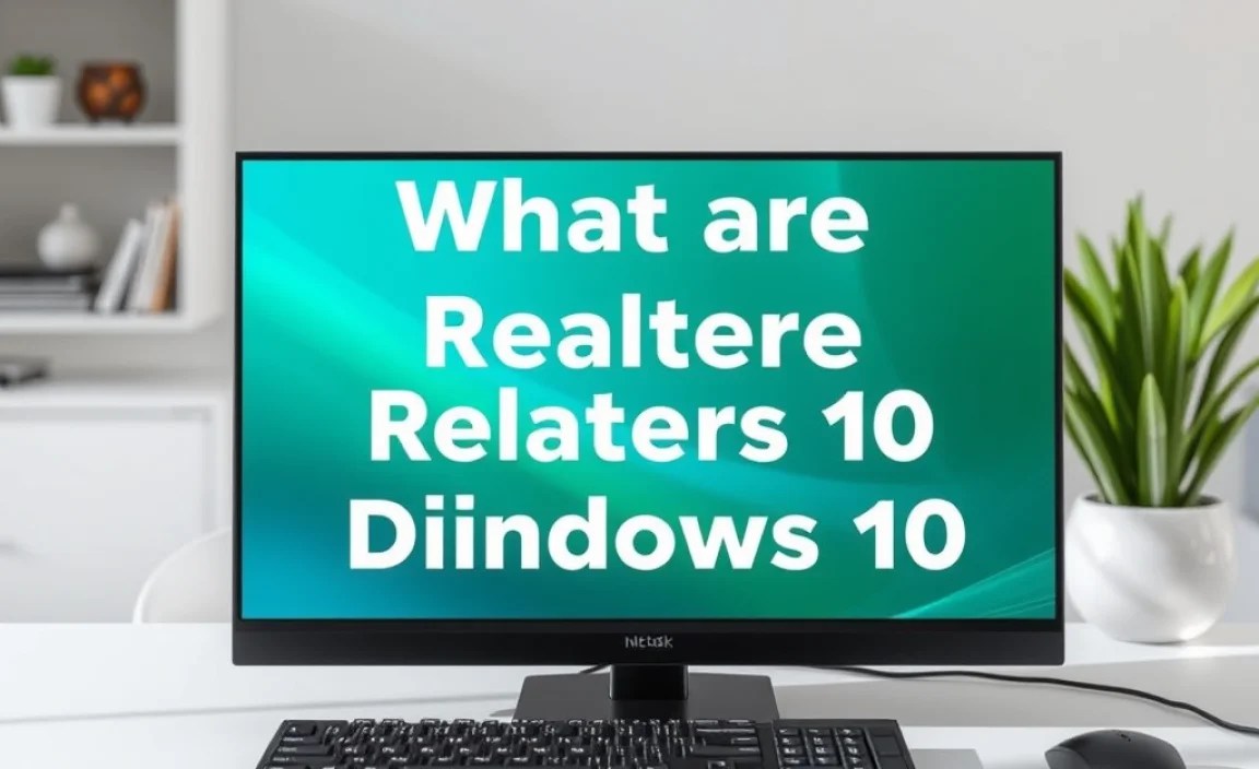 What are Realtek Drivers?