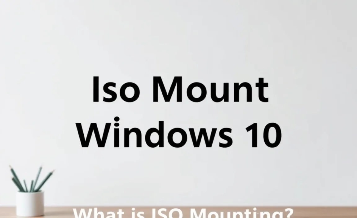 What is ISO Mounting?