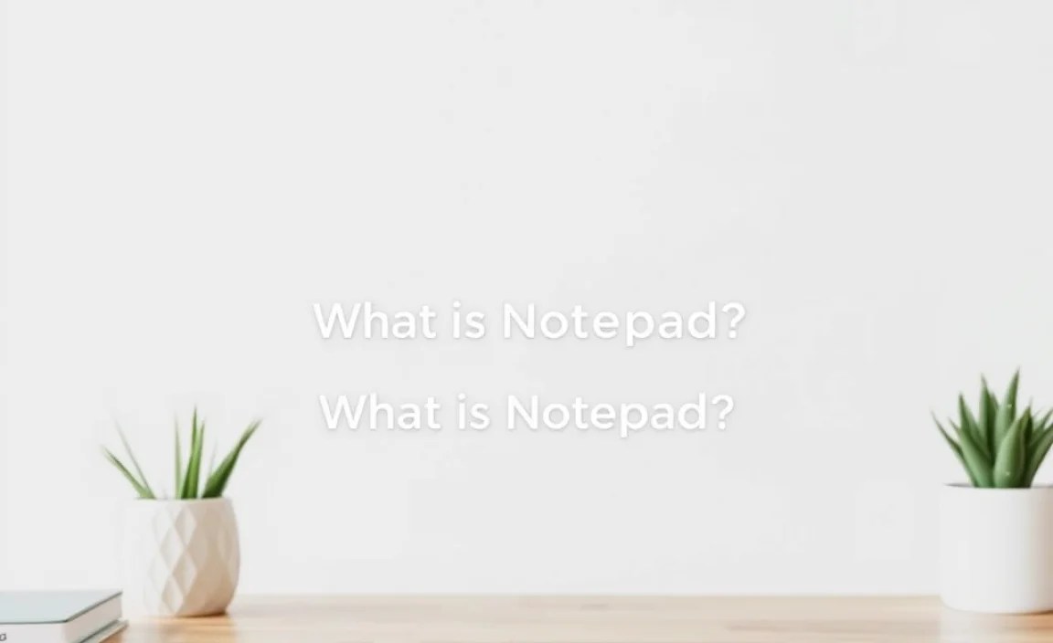 What is Notepad?