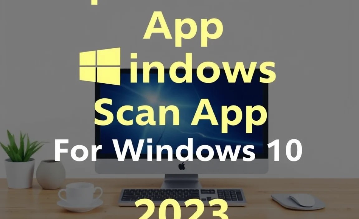 What is Windows Scan App?