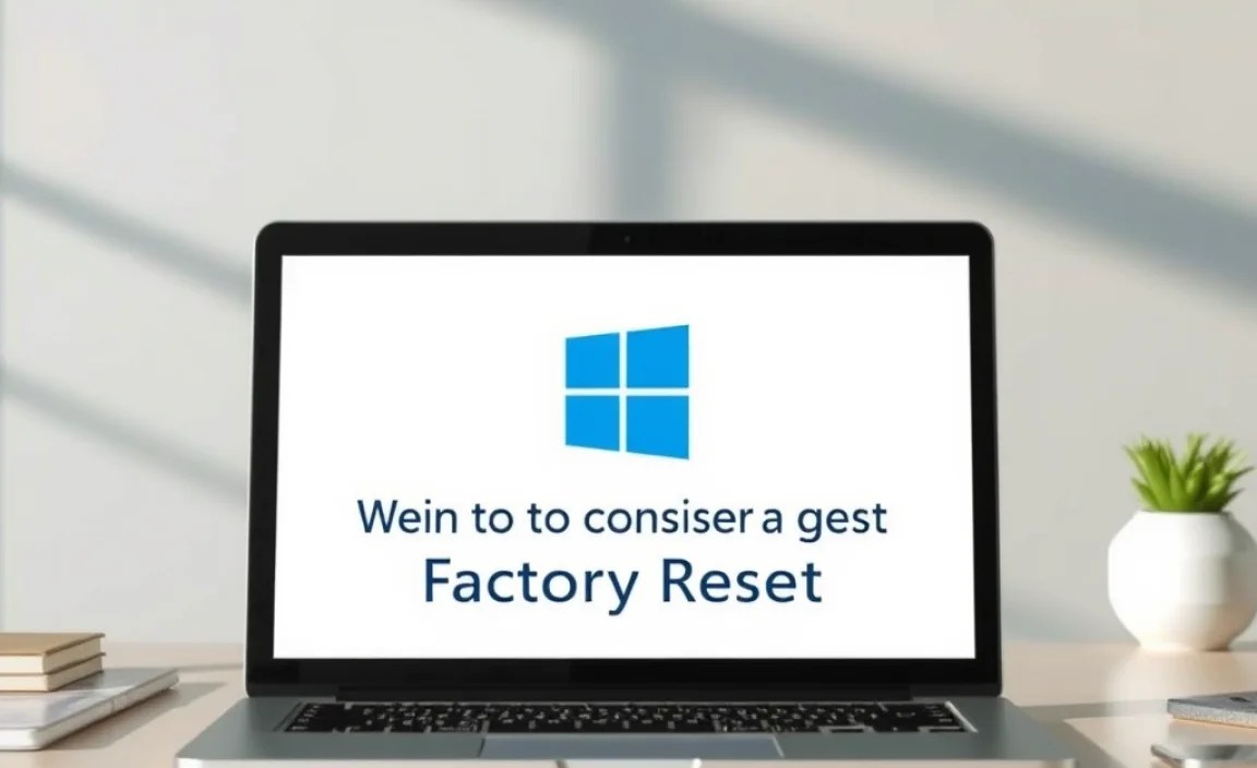 When to Consider a Factory Reset