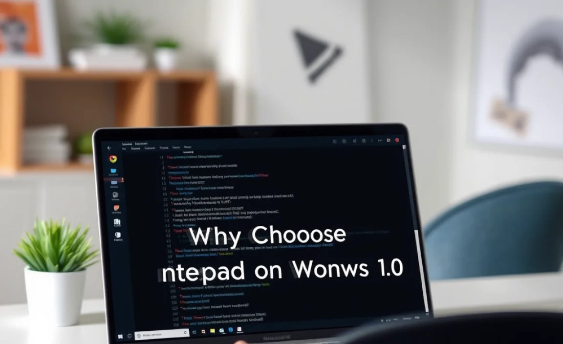 Why Choose Notepad on Windows 10?