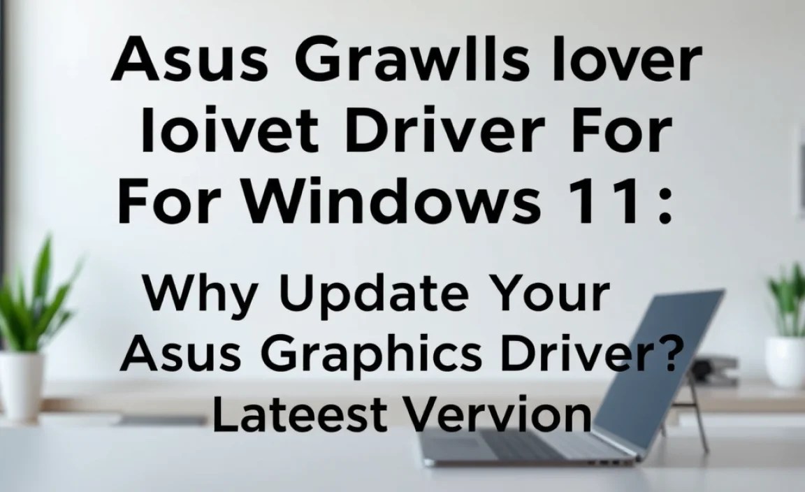Why Update Your Asus Graphics Driver?