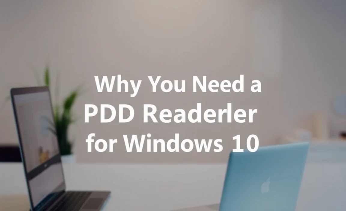 Why You Need a PDF Reader for Windows 10