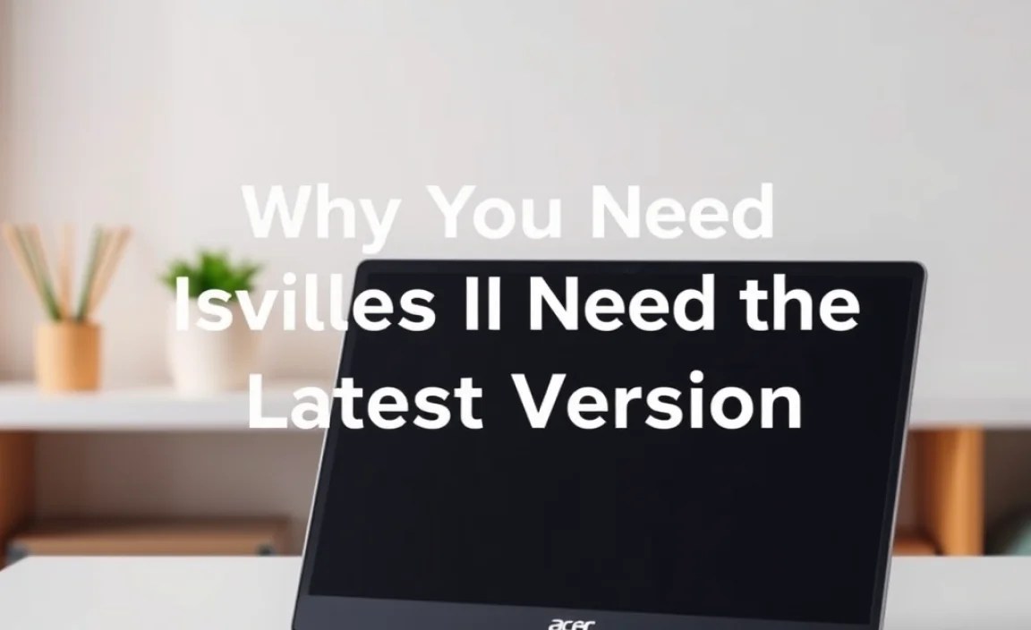 Why You Need the Latest Version