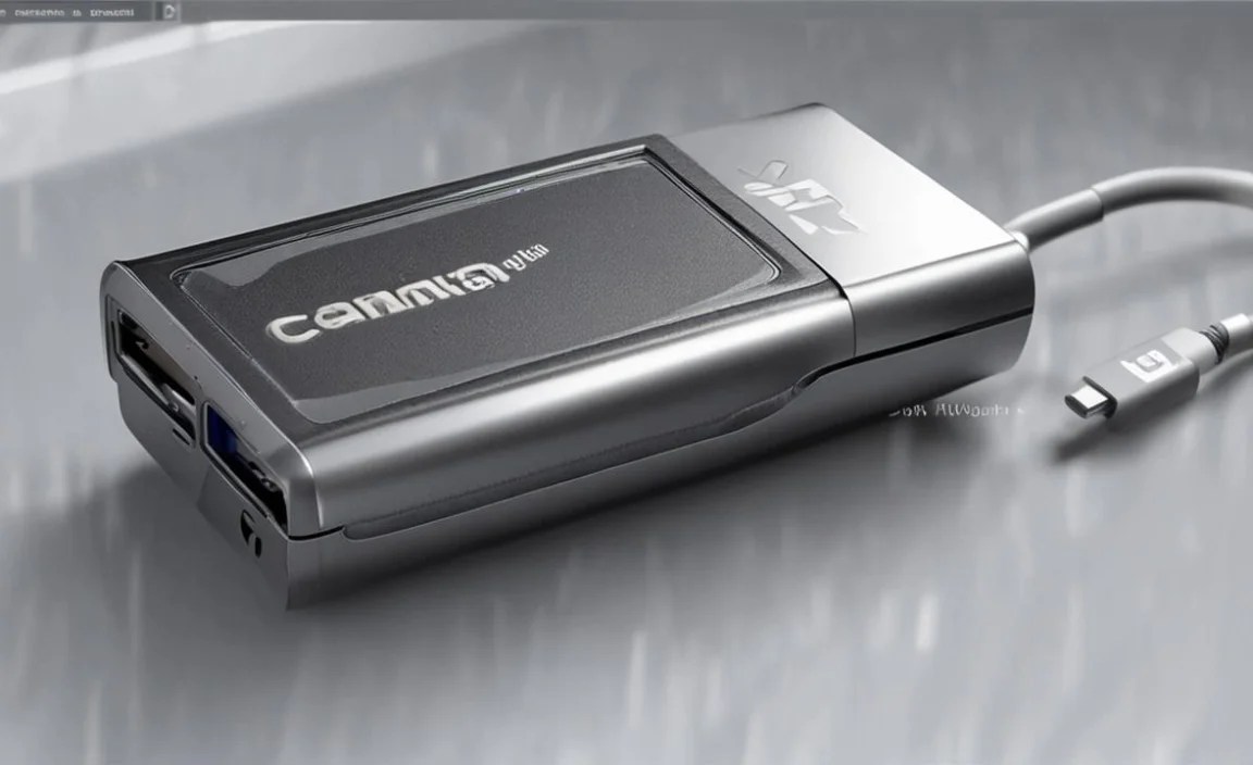 Reinstalling the Canon USB Driver